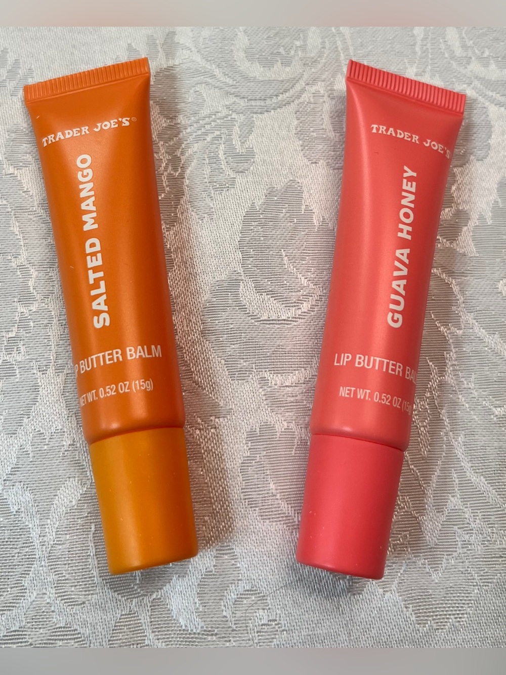 Trader Joe’s Tropical Flavored Lip Butter Balm Salted Mango or Guava Honey (1)